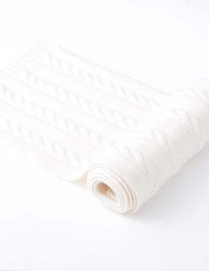 Cashmere Scarf – Cable Stitch Scarf