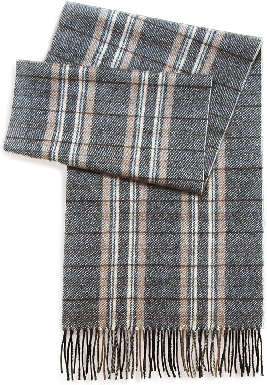 Plaid Alpaca Scarf – Classic Flannel Wrap
