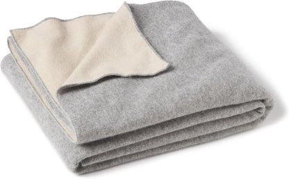 Cashmere Throw Blanket – Reversible Design