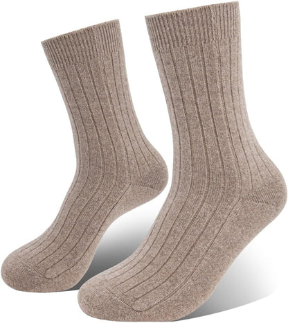 Cashmere Socks – Charcoal Elegance