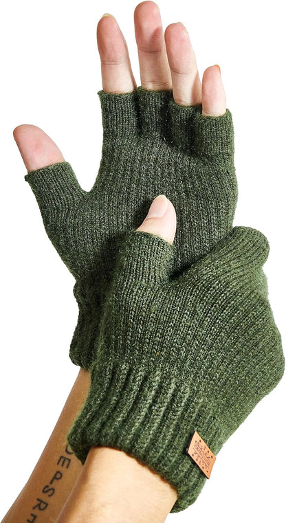 Fingerless Alpaca Gloves – Soft & Functional
