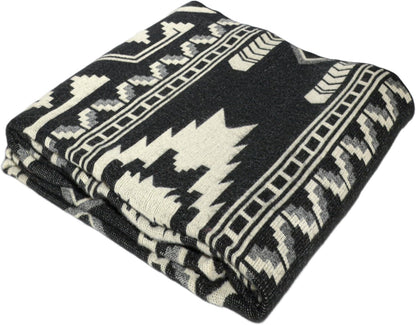 Alpaca Wool Throw Blanket – Native Pattern