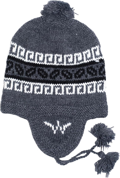 Alpaca Hat – Traditional Gray Knit