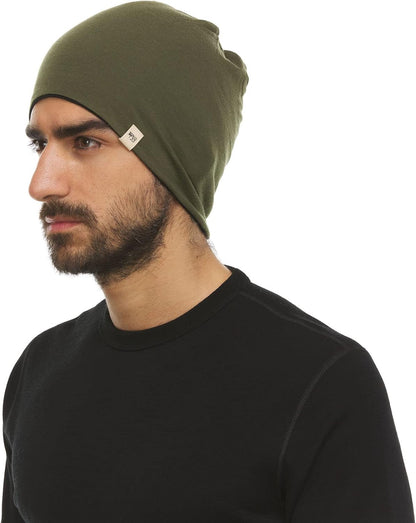 Merino Reversible Beanie – Double-Layer Warmth