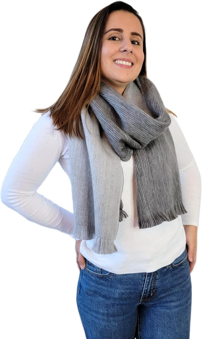 Alpaca Wool Scarf – Ecuadorian Handwoven