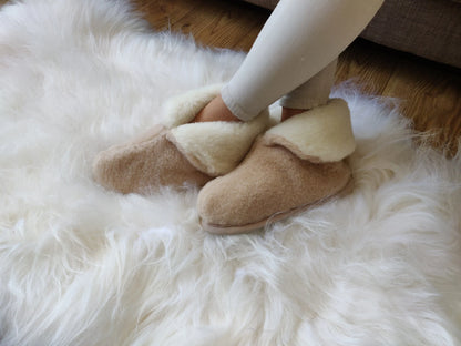 Alpaca Wool Slippers – Soft Warm