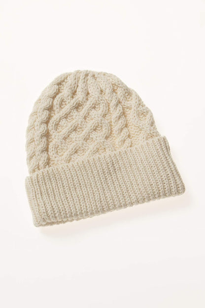 Merino Beanie – Textured Knit Warmth