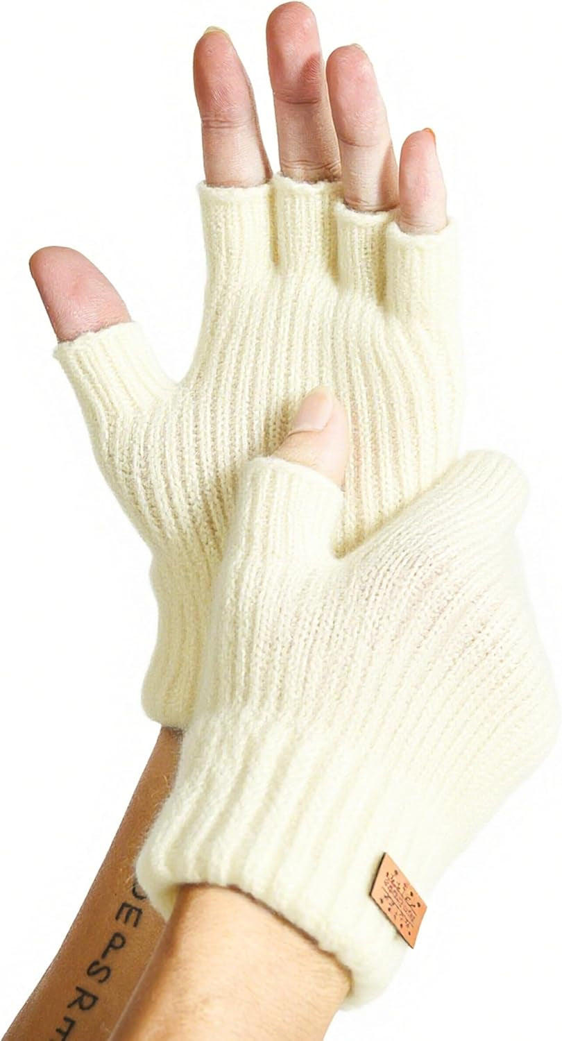 Fingerless Alpaca Gloves – Soft & Functional