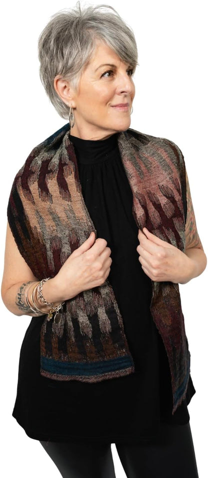 Merino Scarf – Reversible Style