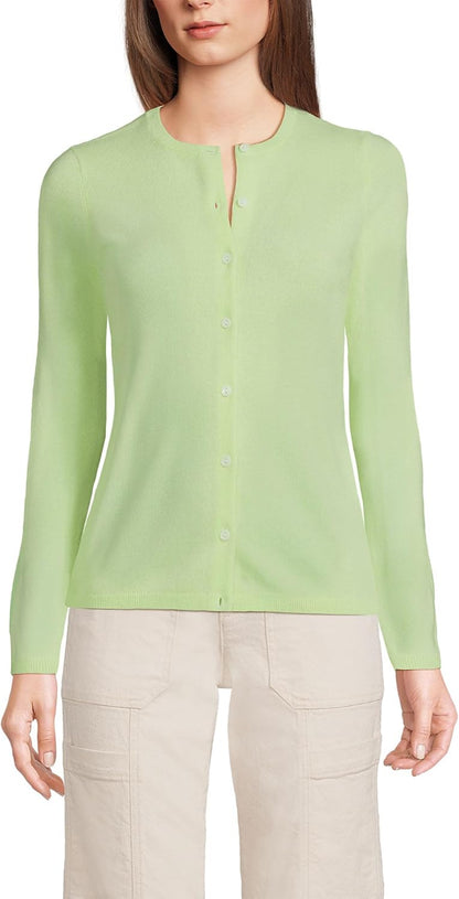 Women's Cashmere Jacket – Fluorescent Green