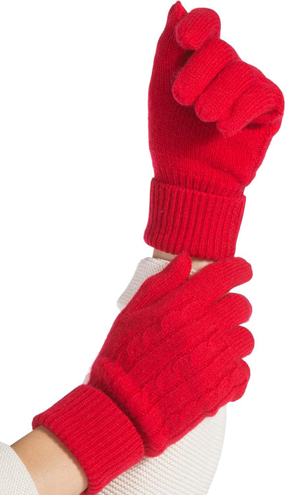Women's Cashmere Gloves – Olive