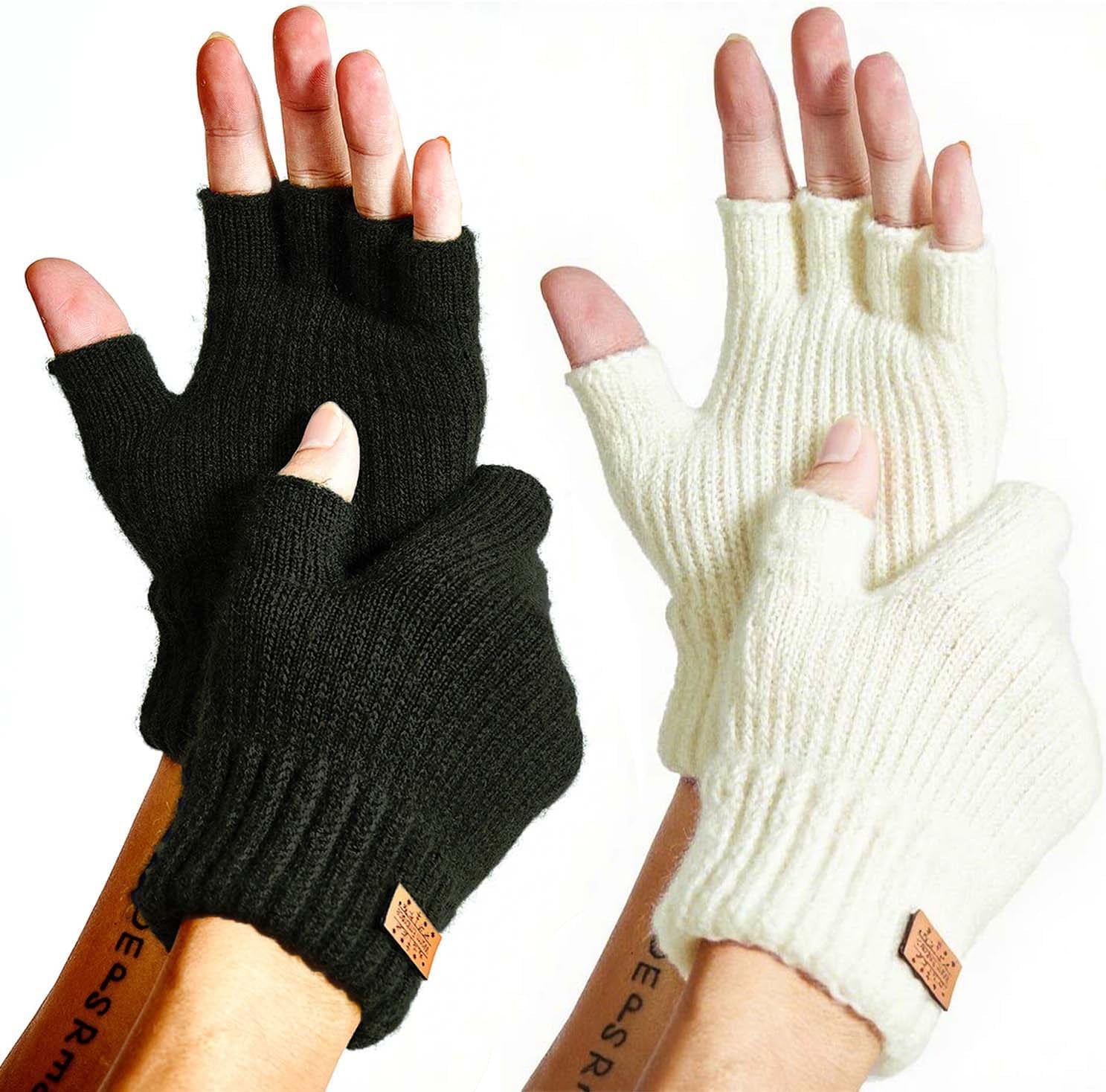 Fingerless Alpaca Gloves – Soft & Functional