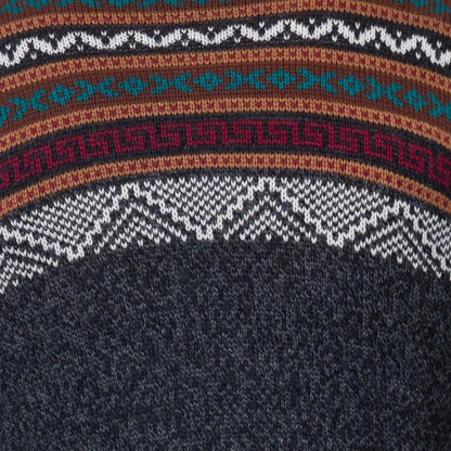 Alpaca Sweater – Cusco Geometric Pattern