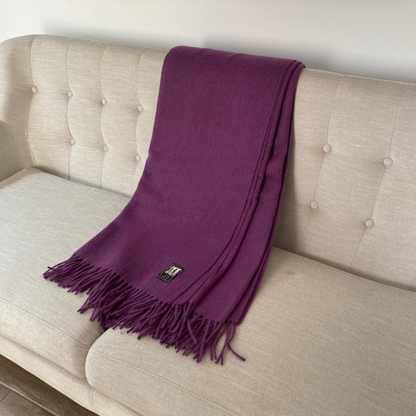 Peruvian Alpaca Throw – Solid Colors