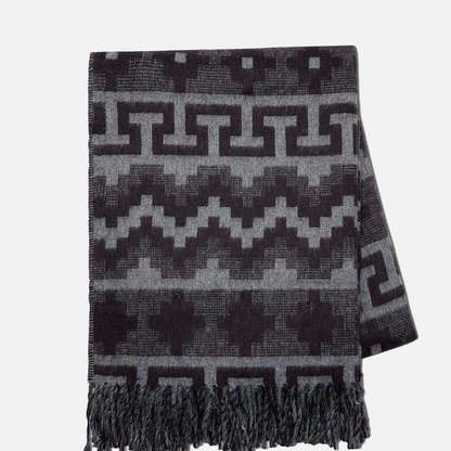 Alpaca Sofa Throw – Green Boho