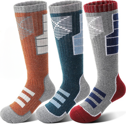 Merino Thermal Socks – Kids Ski & Snowboard