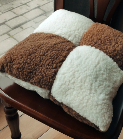 Merino Wool Cushion – Camel