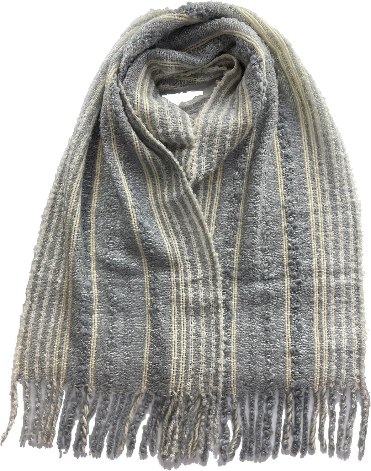 Baby Alpaca Scarf – Handwoven Multicolor Elegance