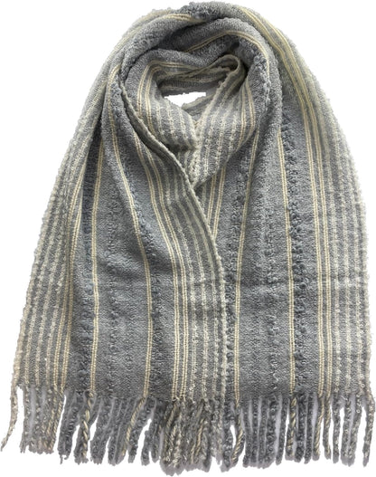 Baby Alpaca Scarf – Handwoven Multicolor Elegance