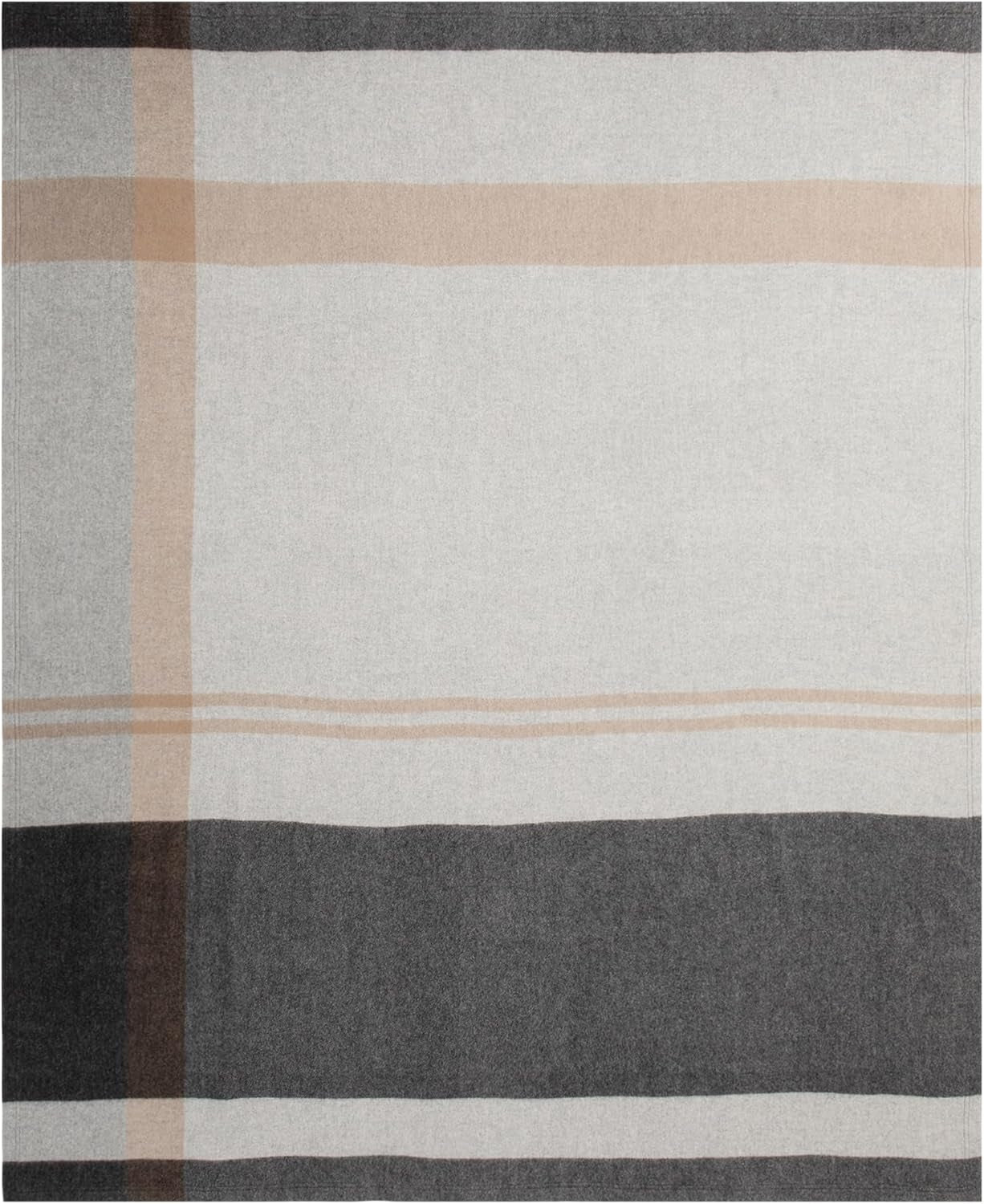 Cashmere Throw Blanket – Stripe Pattern