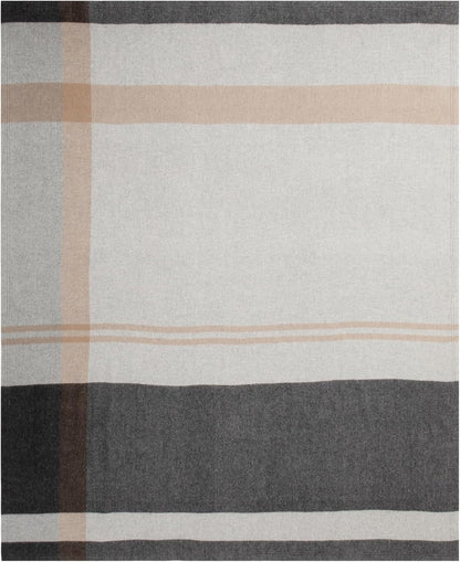 Cashmere Throw Blanket – Stripe Pattern