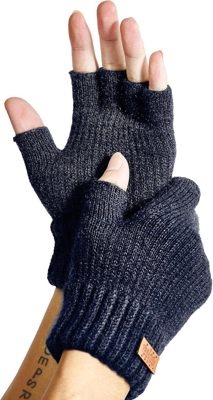 Fingerless Alpaca Gloves – Soft & Functional