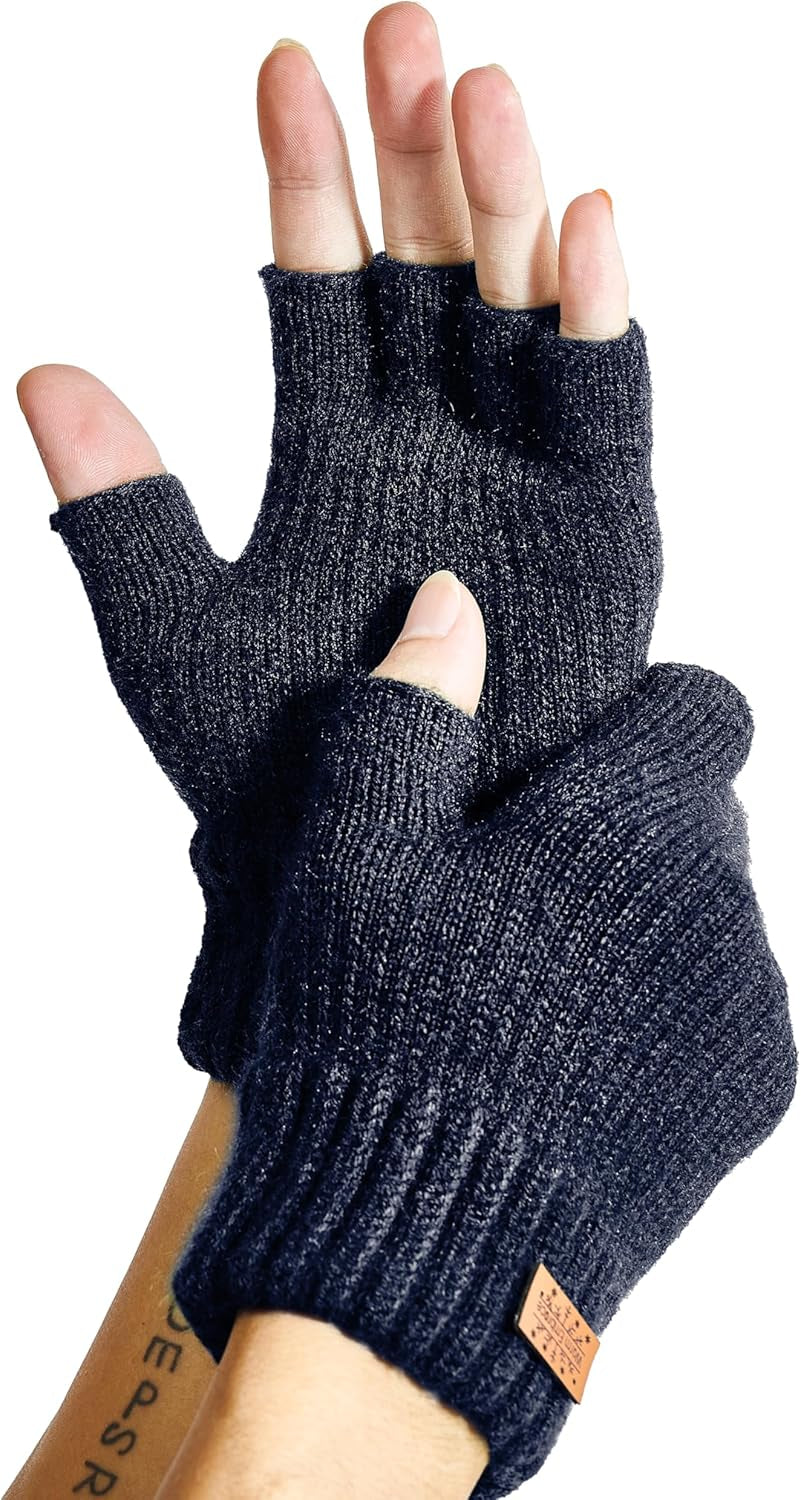 Fingerless Alpaca Gloves – Soft & Functional