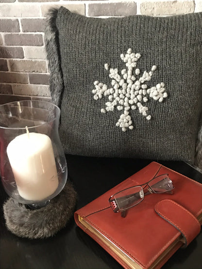 Alpaca Pillow Cover – Chunky Knit