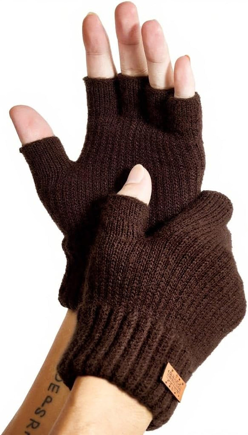 Fingerless Alpaca Gloves – Soft & Functional