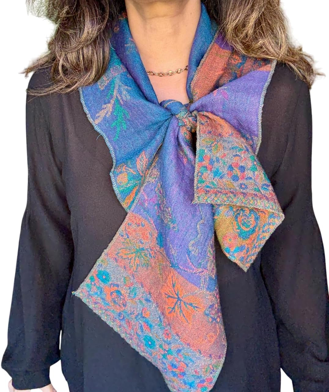 Merino Scarf – Reversible Style