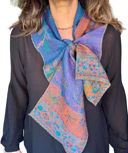 Merino Scarf – Reversible Style