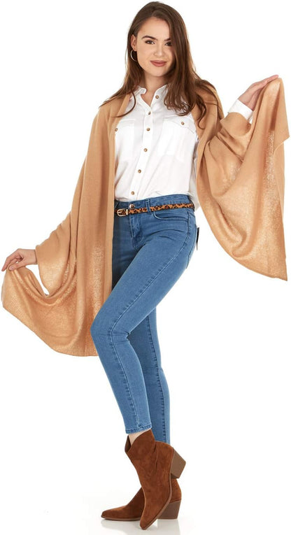 Cashmere Winter Scarf – Knitted