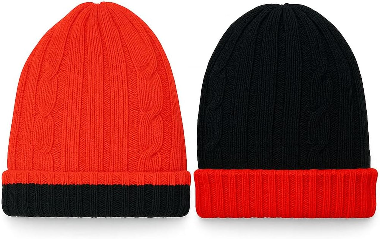 Alpaca Beanie – Reversible Design