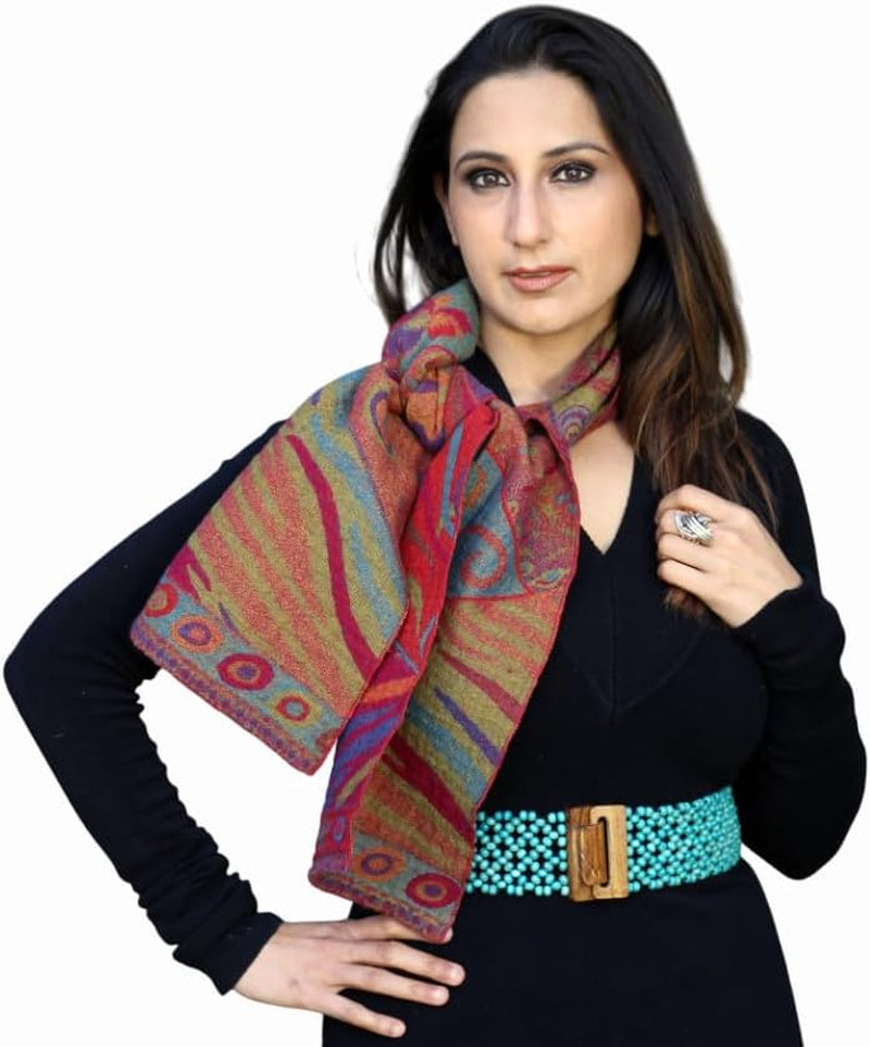 Merino Scarf – Reversible Style