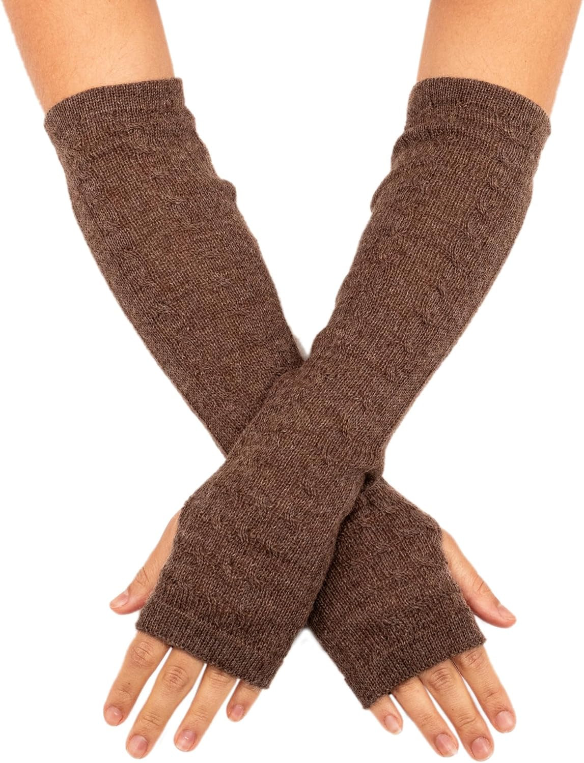 Handloomed Alpaca Gloves – Artisan Fingerless Style