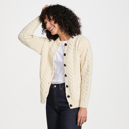 Merino Knitted Jacket – Beige