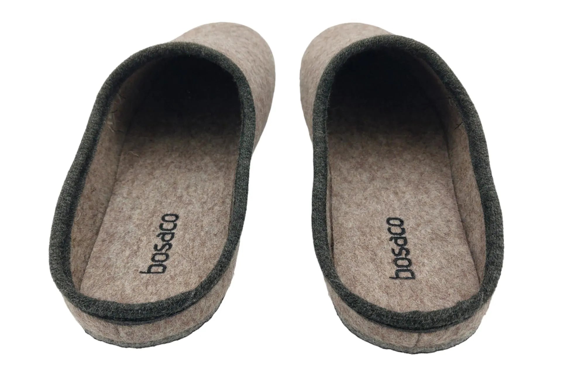 Merino Wool Slippers – Graphite Wool Slip-Ons