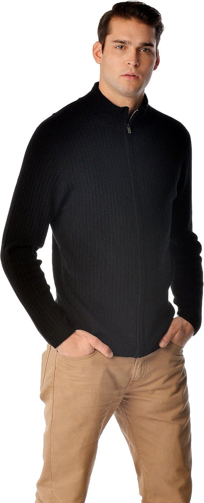Cashmere Men's Sweater – Full Zip
