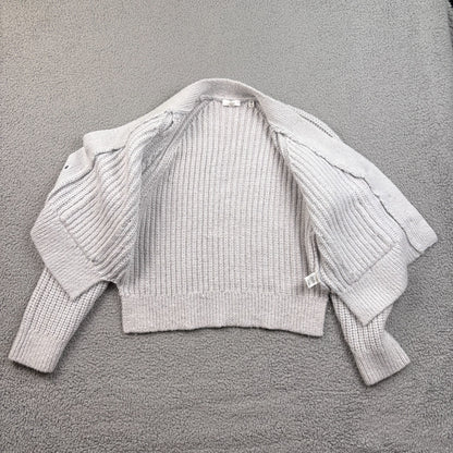 Alpaca Wool Jacket – Ribbed Knit