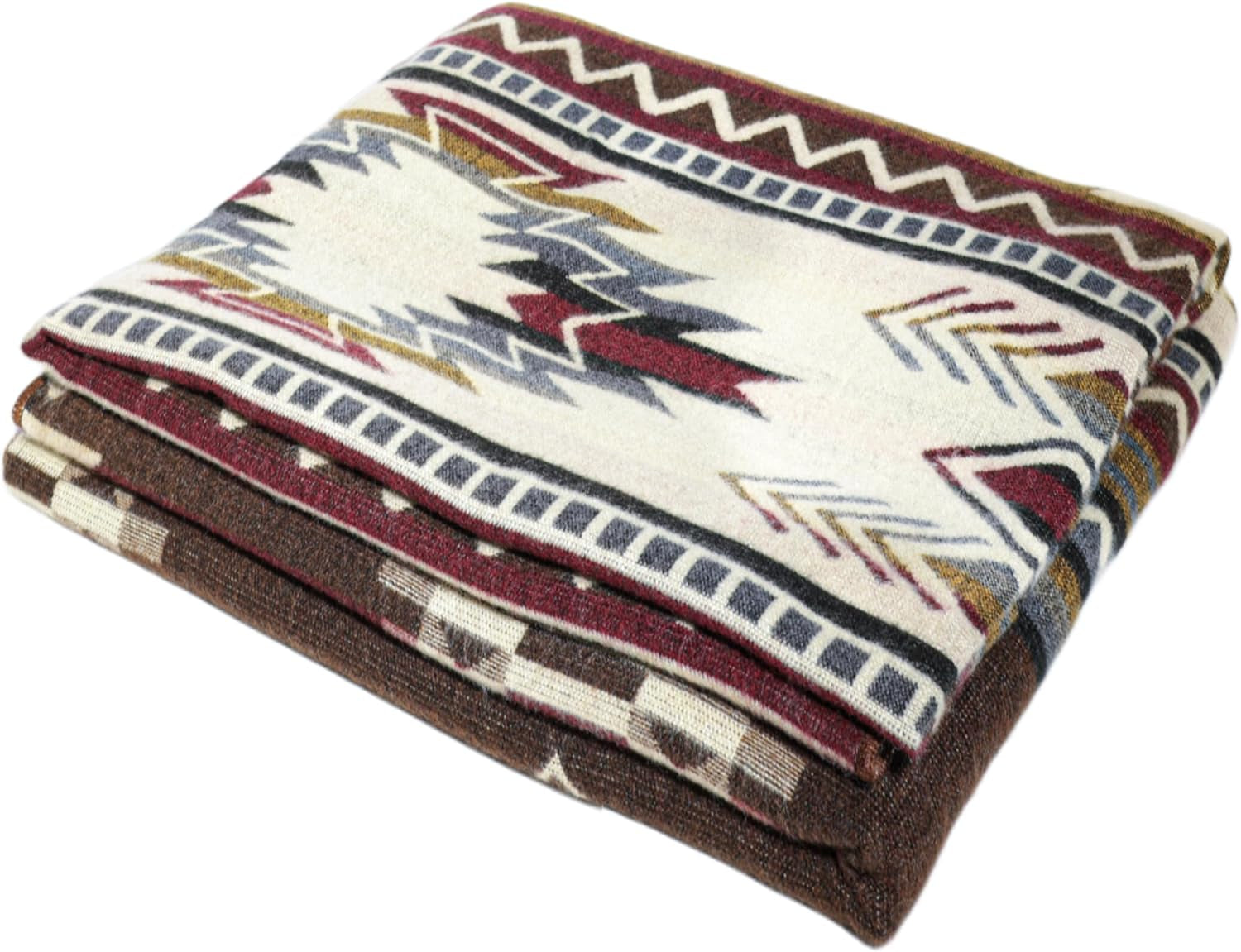 Alpaca Wool Throw Blanket – Native Pattern