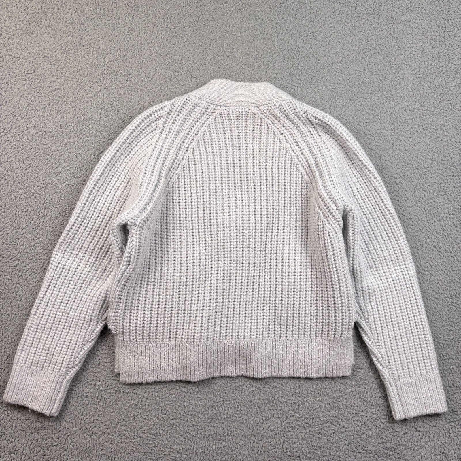 Alpaca Wool Jacket – Ribbed Knit