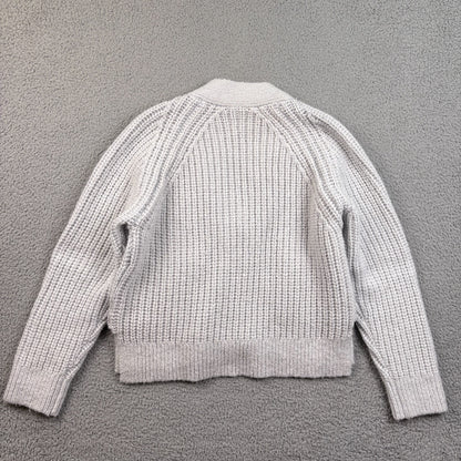 Alpaca Wool Jacket – Ribbed Knit