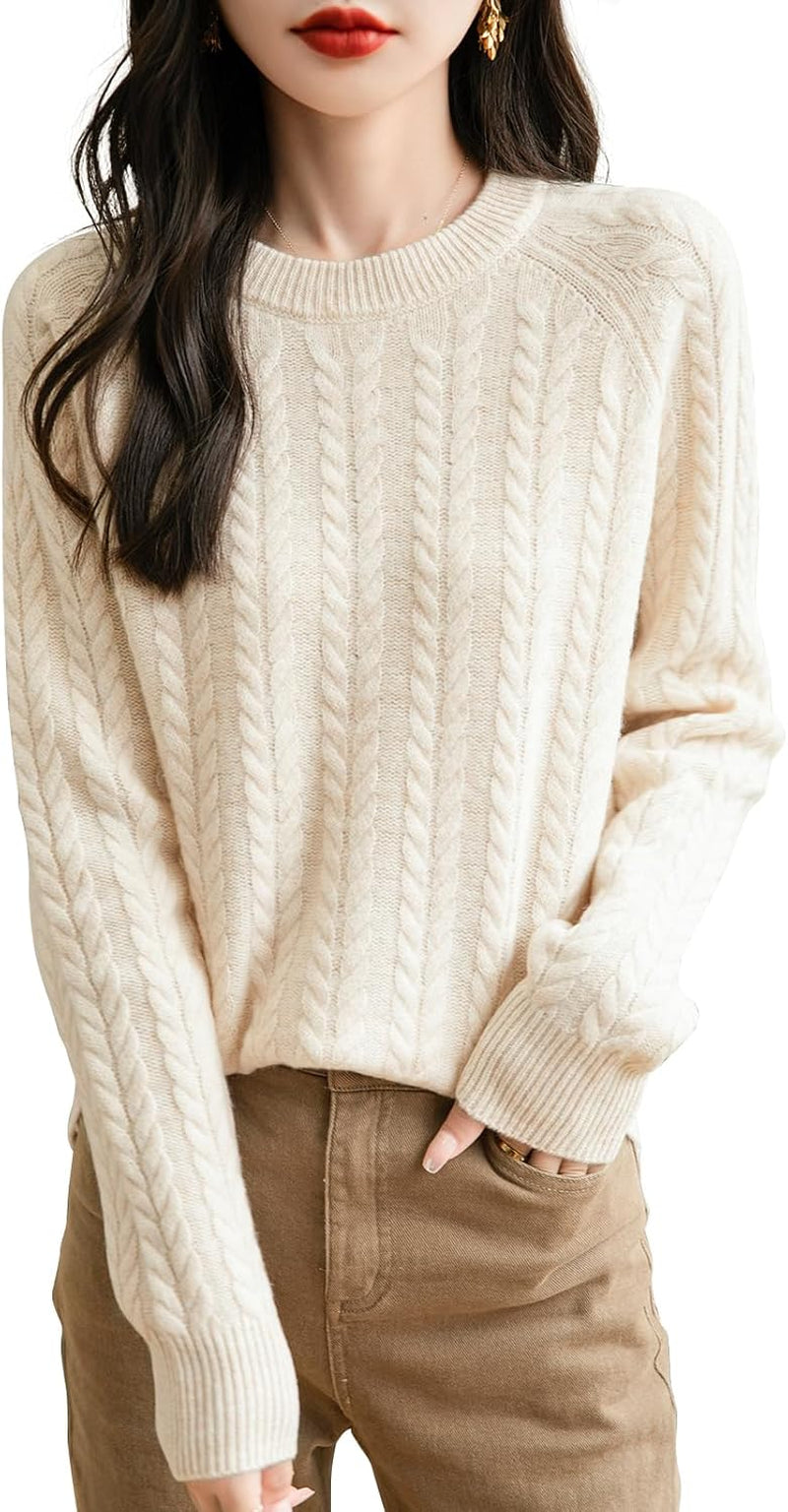 Merino Wool Sweater – Vintage-Inspired