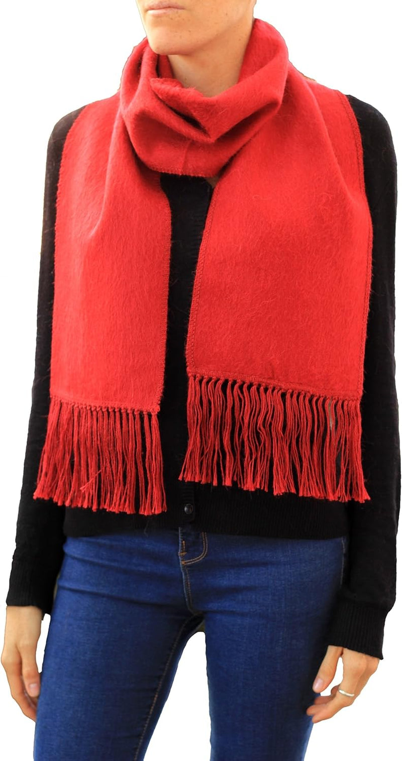 Alpaca Scarf – Handwoven Fringed Wrap