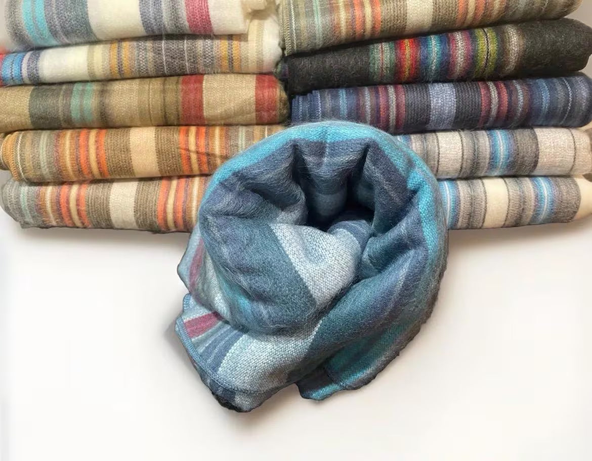 Soft Alpaca Wool Throw – Cozy Feel