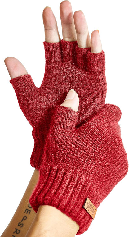 Fingerless Alpaca Gloves – Soft & Functional