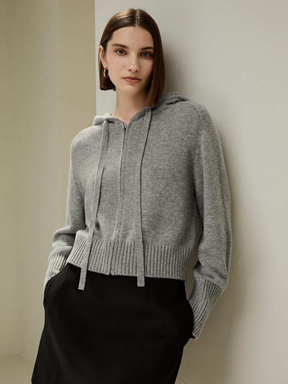 Cashmere Women's Jacket – Winter Knit Outerwear