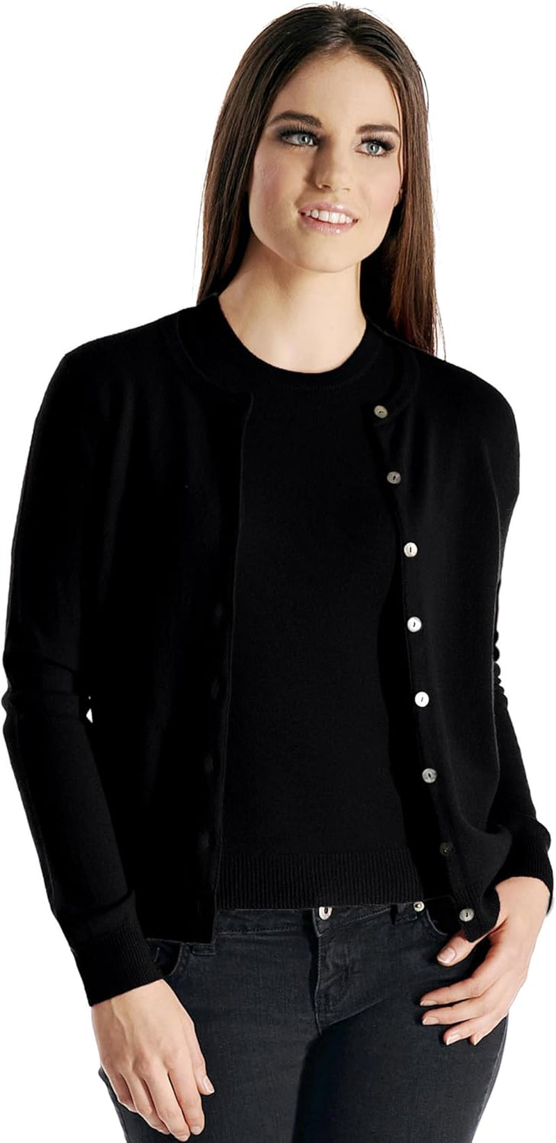 Women's Cashmere Jacket – Rich Crimson Elegance