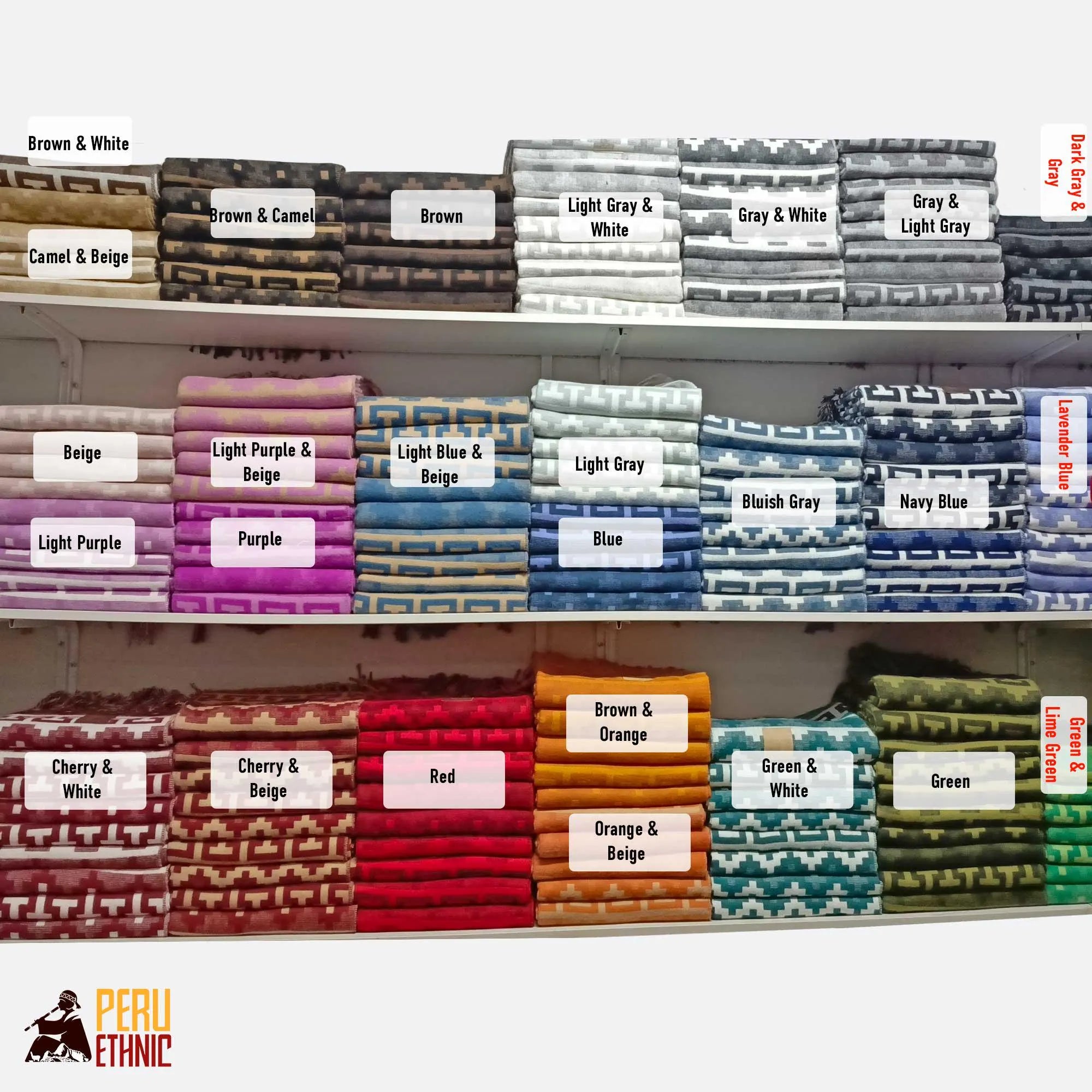 Alpaca Sofa Throw – Green Boho