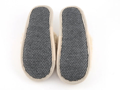 Merino Slippers – Beige Indoor Comfort